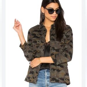 L'AGENCE Cromwell jacket Camo Button-Up Women jacket size XS
